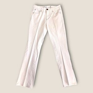 Suko Jeans Slim Bootcut Jeans White 4P